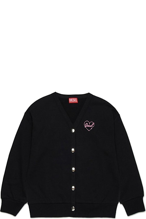 Diesel for Kids Diesel Oval-d Logo Knitted Cardigan