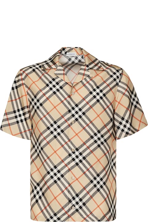 Homeware Burberry Silk Check Shirt