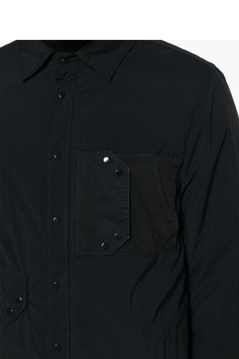 Ten C Clothing for Men Ten C Black Nylon Jacket