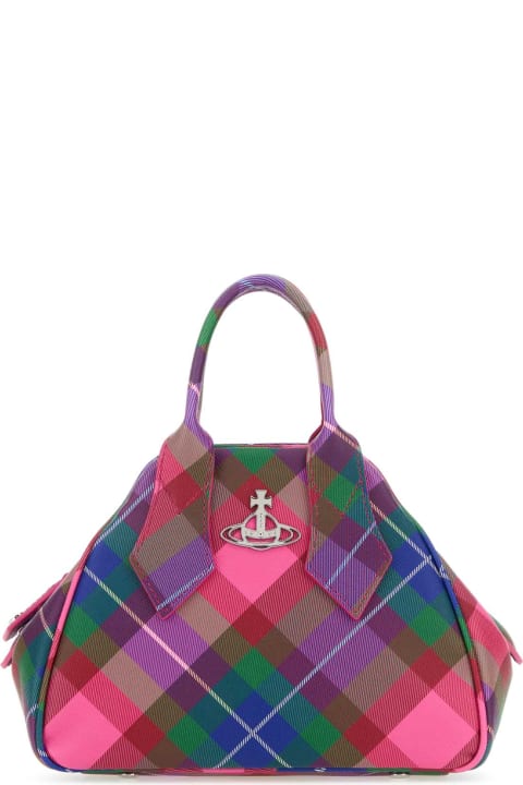 Vivienne Westwood Bags for Women Vivienne Westwood Printed Synthetic Leather Small Yasmine Handbag