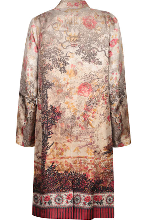 Pierre-Louis Mascia for Men Pierre-Louis Mascia Beige-red Duster Coat