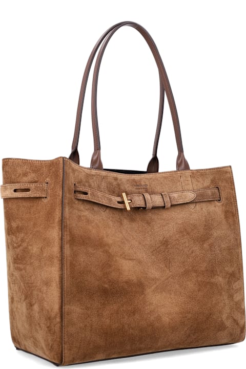 أدوات منزلية Tom Ford Tom Ford Audrey Medium Suede Tote Bag