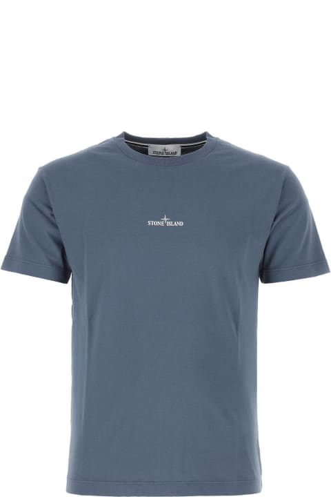 Air Force Blue Cotton T-shirt