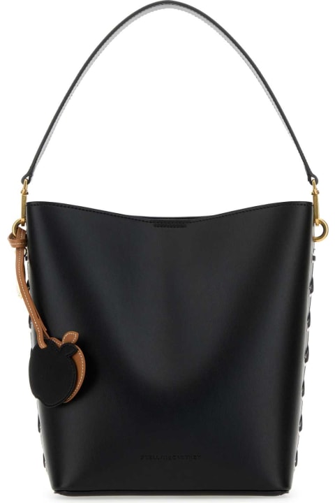 Bags for Women Stella McCartney Black Alter Mat Frayme Bucket Bag