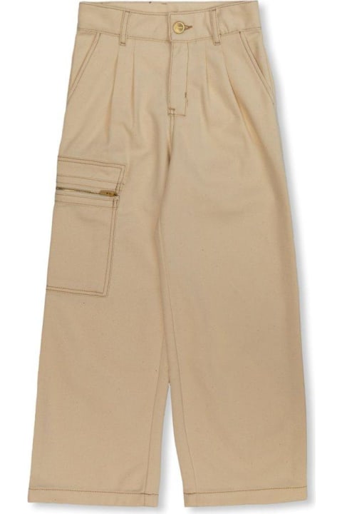 Jacquemus Bottoms for Boys Jacquemus L'enfant Pleated Detail Twill Trousers