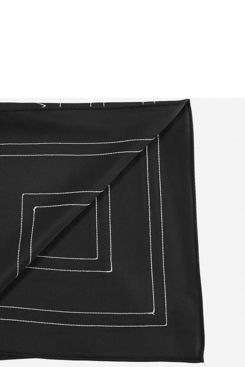 Totême Scarves & Wraps for Women Totême Logo Silk Scarf