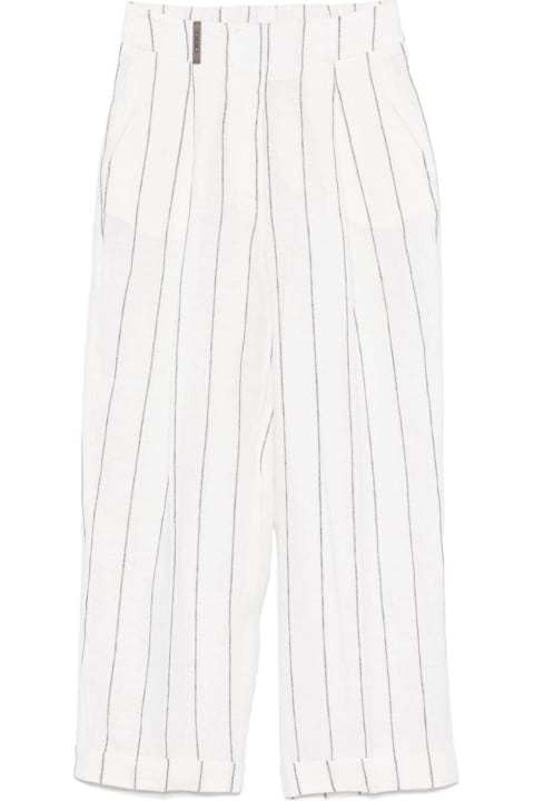 Peserico for Women Peserico Striped Cropped Pants