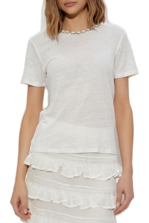 Zimmermann Clothing for Women Zimmermann Illuminate Embellished T-shirt