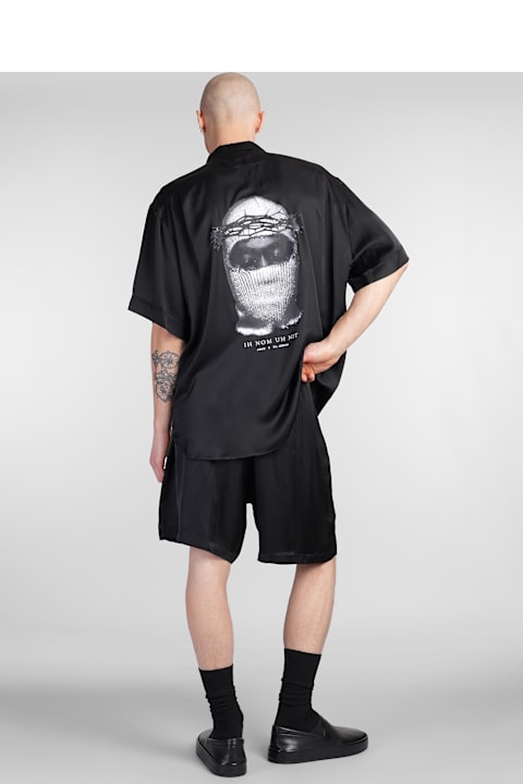 ih nom uh nit Clothing for Men ih nom uh nit Shirt In Black Viscose