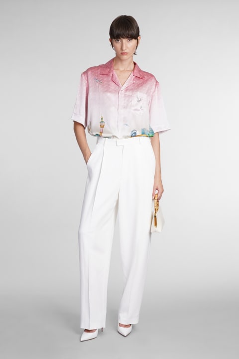 Fashion for Women Casablanca Shirt In Rose-pink Silk