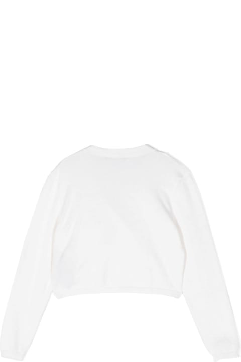 Balmain Sweaters & Sweatshirts for Girls Balmain Cardigan Con Fiocco