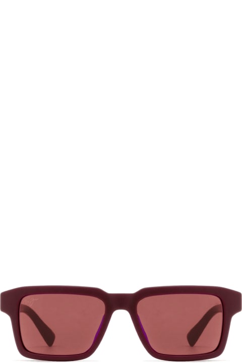 ウィメンズ Maui Jimのアイウェア Maui Jim Mj635 Matte Burgundy Sunglasses