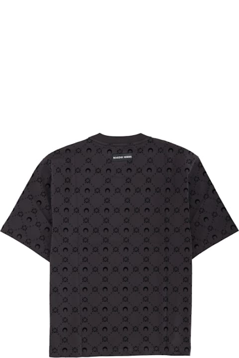 Marine Serre for Kids Marine Serre "faded Moon" T-shirt