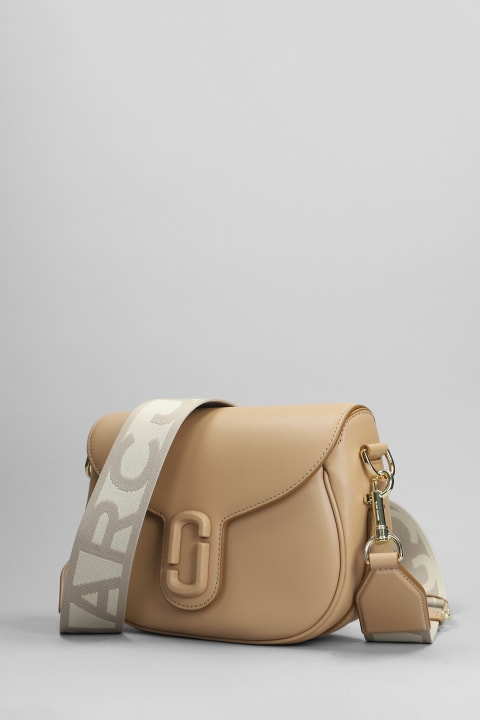 Marc Jacobs Women Marc Jacobs Shoulder Bag In Camel Leather