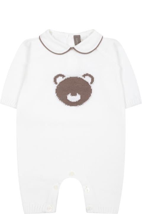Bodysuits & Sets for Baby Girls Little Bear White Babygrown For Baby Kids