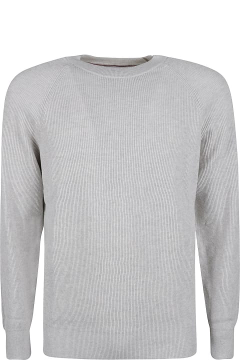 Sweaters for Men Brunello Cucinelli Ribbed Crewneck Sweater