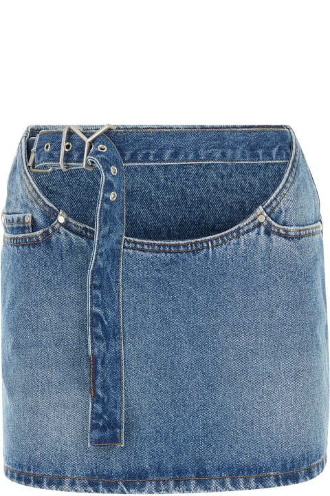 Y/Project Skirts for Women Y/Project Denim Mini Skirt