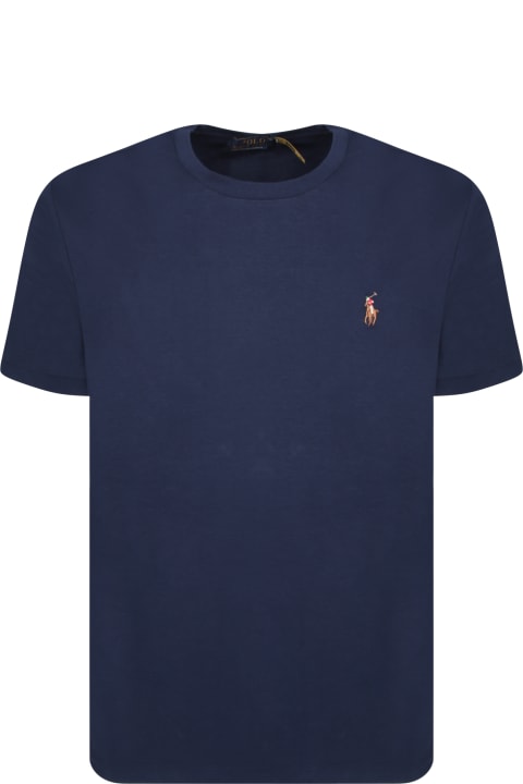Fashion for Men Polo Ralph Lauren Polo Ralph Lauren Blue Logo T-shirt