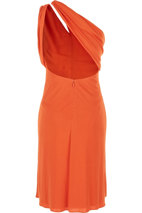 Versace for Women Versace Orange Viscose Dress