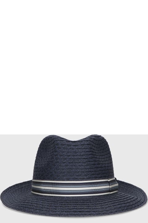 Borsalino Hats for Men Borsalino Edward Braided Cotton Hemp