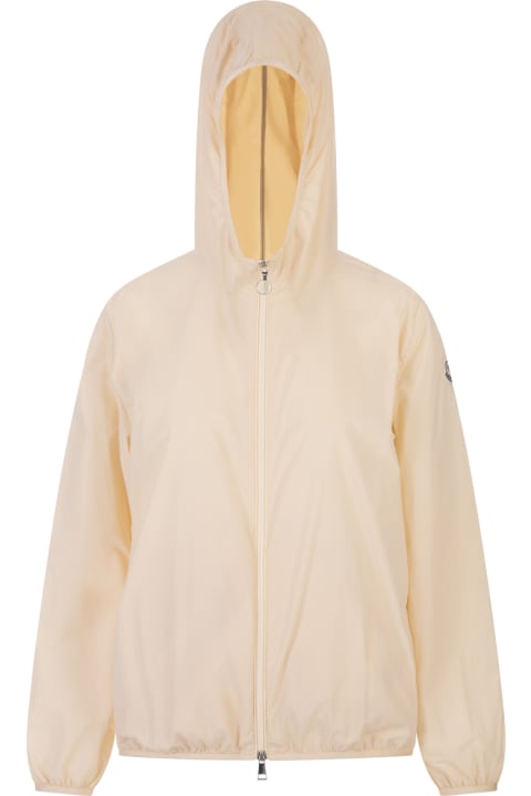 Moncler Coats & Jackets for Women Moncler White Fegeo Hooded Jacket
