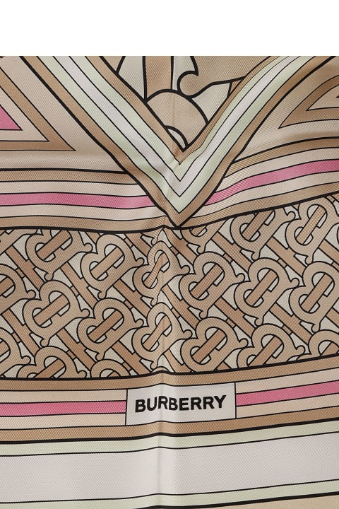 Scarves for Men Burberry Monogram Stripe Pocket Square