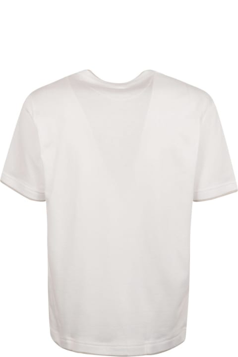 Eleventy Topwear for Men Eleventy Round Neck Plain T-shirt