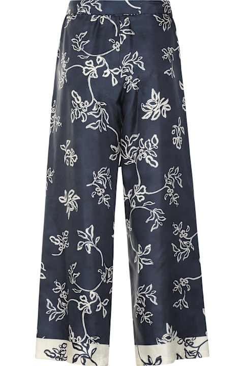 'S Max Mara Pants & Shorts for Women 'S Max Mara Cinzia Printed Silk Pants
