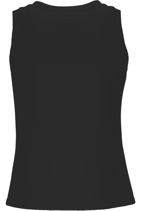 'S Max Mara Topwear for Women 'S Max Mara Logo Embroidered Sleeveless Top