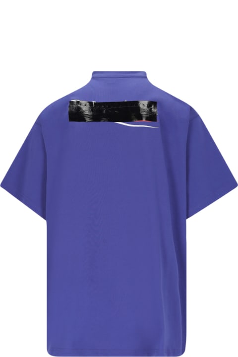 Balenciaga Clothing for Men Balenciaga Logo Printed Oversized-fit T-shirt