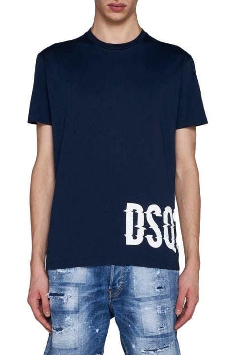 Dsquared2 Topwear for Men Dsquared2 Logo-printed Crewneck T-shirt