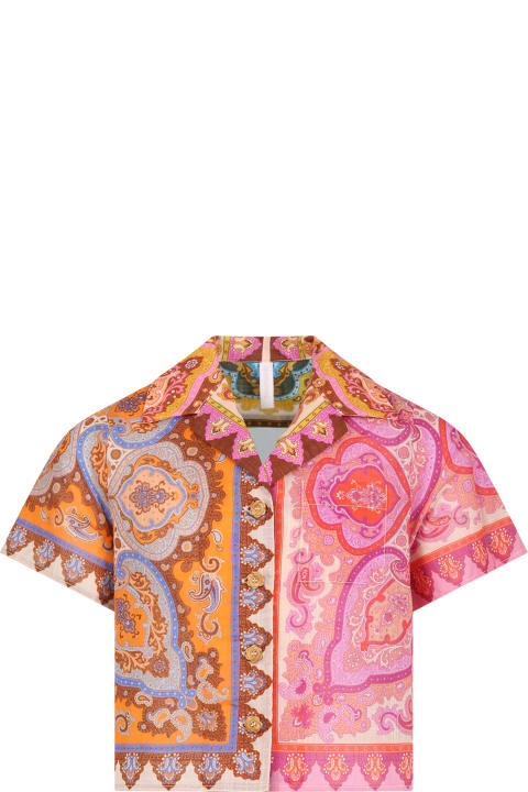 Zimmermann Shirts for Girls Zimmermann Multicolor Shirt For Girl With Print