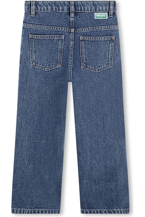 Kenzo Kids Bottoms for Boys Kenzo Kids Jeans With Application