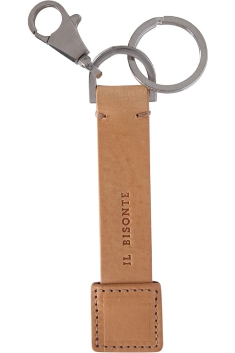 Il Bisonte Keyrings for Men Il Bisonte Leather Key Ring