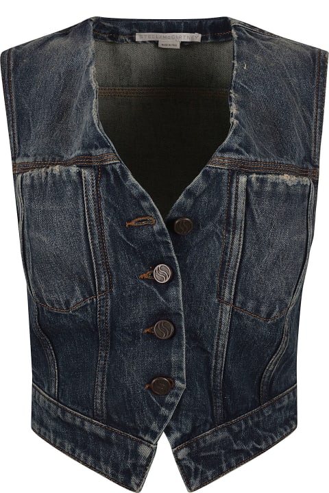 Stella McCartney Coats & Jackets for Women Stella McCartney Denim Vest
