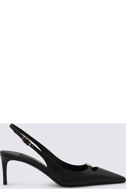 Dolce & Gabbana Black Leather Pumps