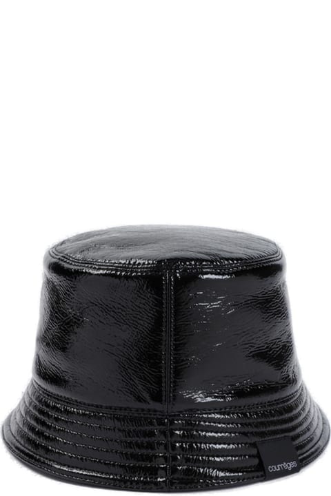 Courrèges Hats for Women Courrèges Signature Vinyl Bucket Hat