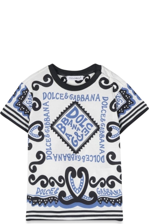Dolce & Gabbana for Baby Girls Dolce & Gabbana Short Sleeve T-shirt