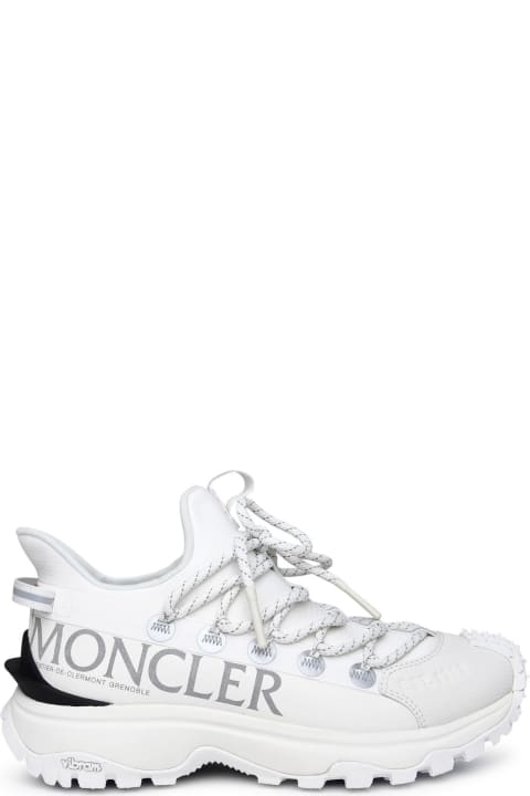 Moncler Women Moncler White Polyamide Trail Grip Sneakers