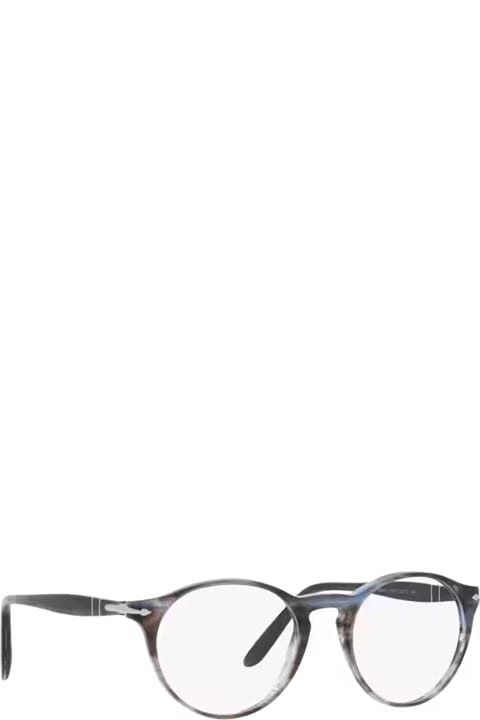 Persol Eyewear for Men Persol Po3092v Striped Blue Glasses