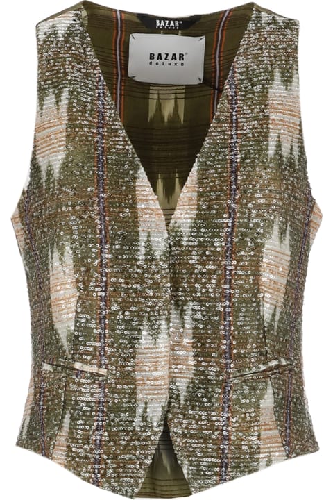 Bazar Deluxe Clothing for Women Bazar Deluxe Vest With Sequins Bazar Deluxe
