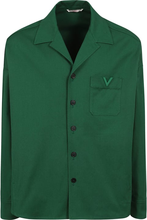 Valentino Garavani Coats & Jackets for Men Valentino Garavani Caban V Detail