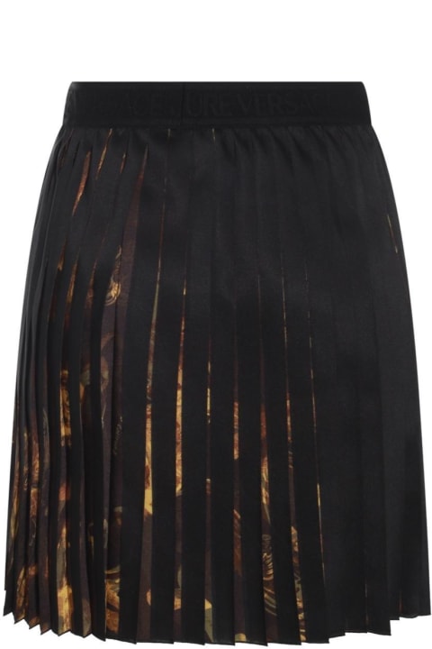 Versace Jeans Couture for Women Versace Jeans Couture Elasticated Waistband Pleated Mini Skirt