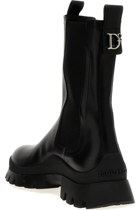 Dsquared2 Boots for Women Dsquared2 D2 Statement Chelsea Boots