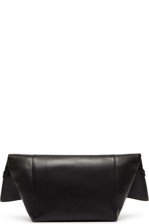 Max Mara حقائب توتي لـ السيدات Max Mara Large Clutch In Natural Leather Max Mara