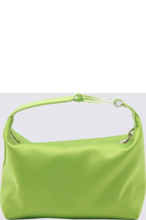 EÉRA Totes for Women EÉRA Green Canvas Moon Handle Bag