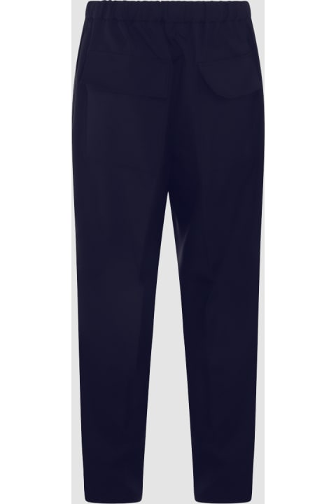 Jil Sander Pants for Men Jil Sander Navy Blue Cotton Pants