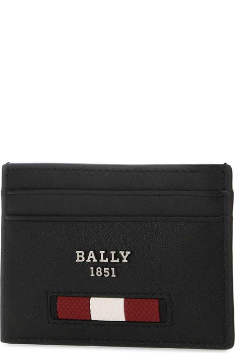 Bally for Men Bally Black Leather Card Holder