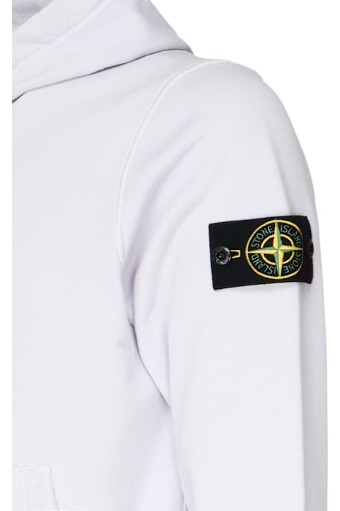 Fleeces & Tracksuits for Men Stone Island Hoodie With Drawstring And Pockets