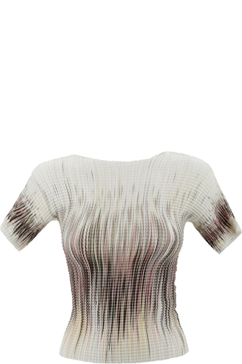 Herno Swimwear for Women Herno Pleated Crewneck T-shirt